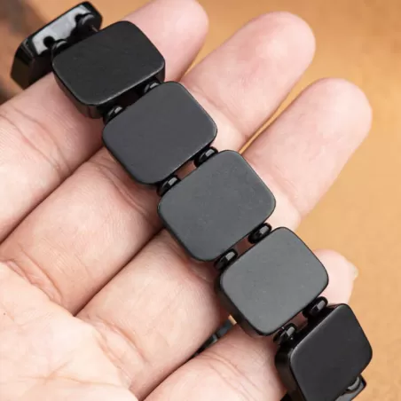 Black Jadeite Chinese Zodiac Bracelet | Grade-A Natural Jade | Men's Handcrafted Lucky Charm