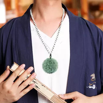 Zodiac Dragon Jade Pendant · Prosperity Amulet · Chinese Cultural Jewelry 2