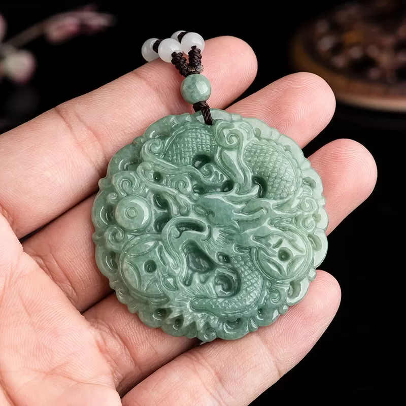 Zodiac Dragon Jade Pendant · Prosperity Amulet · Chinese Cultural Jewelry