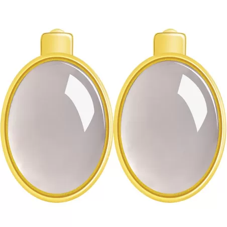 Natural Smoky Purple Hetian Jade Earrings – S925 Silver Clip-On Jewelry | Elegant Minimalist Chinese Style