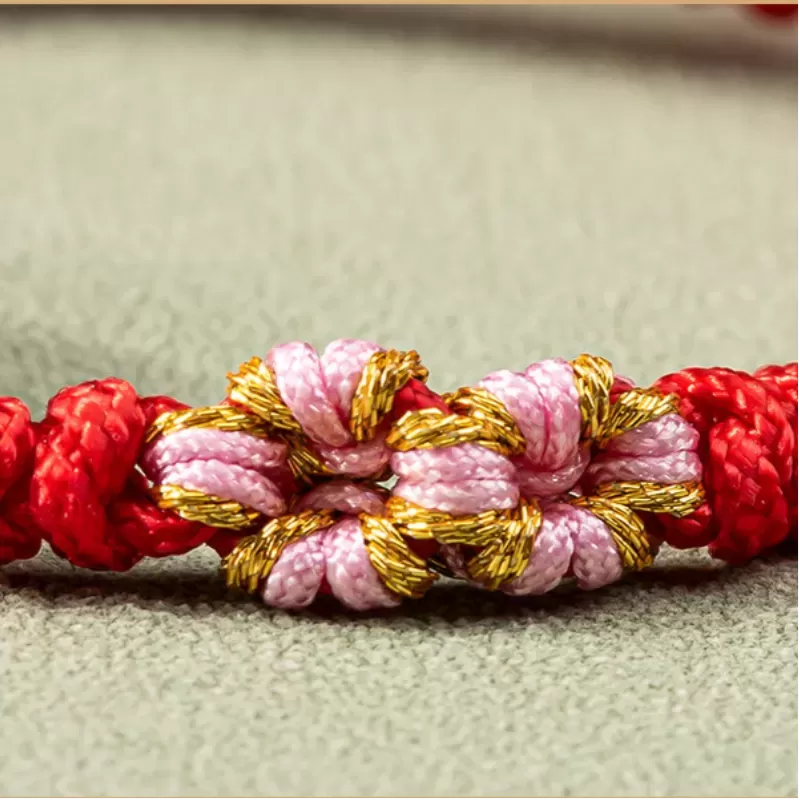 Golden Silk Jade Pixiu Wealth Bracelet – Handmade Knot with Earth-Tone Jade | Lucky Amulet for Protection & Abundance | Earth El