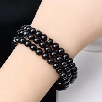 Natural Egyptian Goldstone 108 Mala Beads Bracelet – Cat’s Eye Crystal for Fortune, Energy & Water Element Balance 2