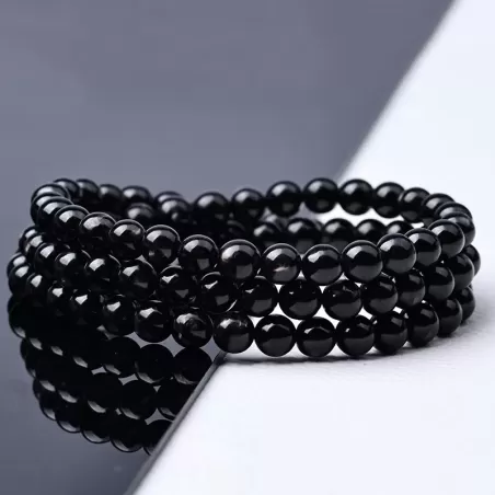 Natural Egyptian Goldstone 108 Mala Beads Bracelet – Cat’s Eye Crystal for Fortune, Energy & Water Element Balance